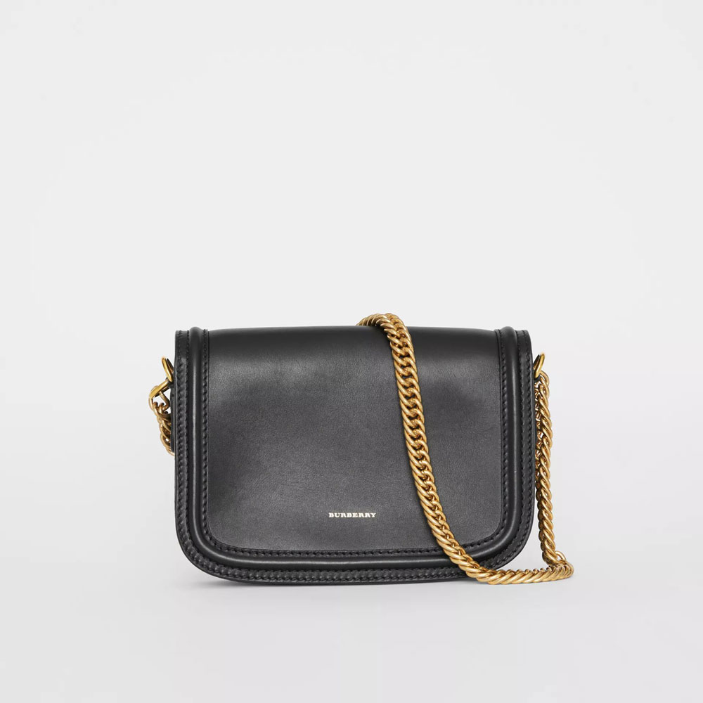 Burberry Leather Link Bag in Black 40793781 - Photo-4