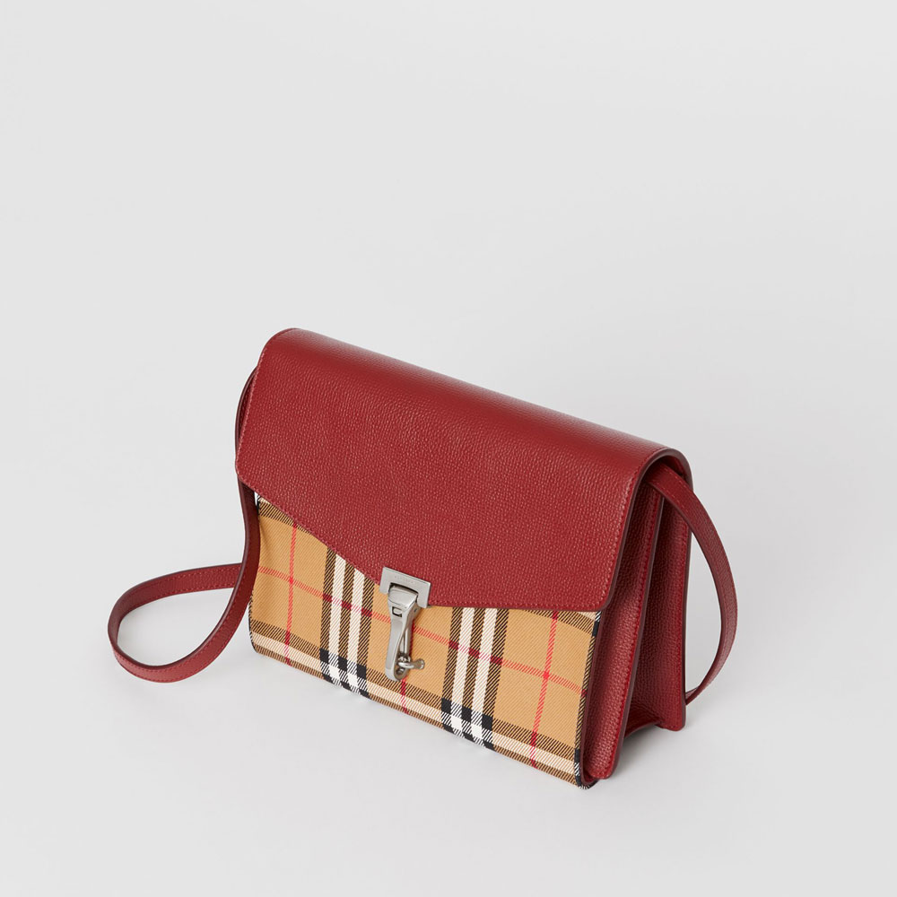 Burberry Small Vintage Check and Leather Crossbody Bag 40800791 - Photo-2