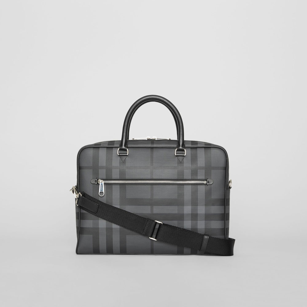 Burberry London Check and Leather Briefcase 80051581 - Photo-4