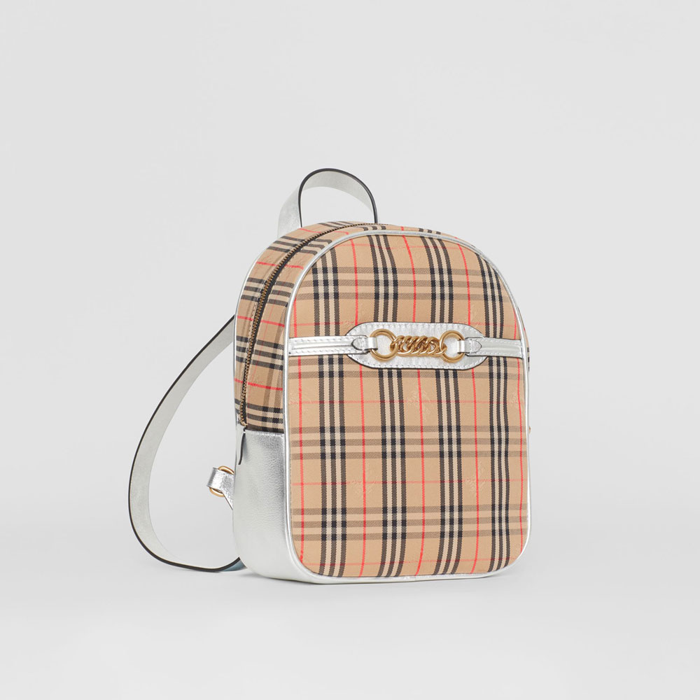 Burberry 1983 Check Link Backpack 80064121 - Photo-2