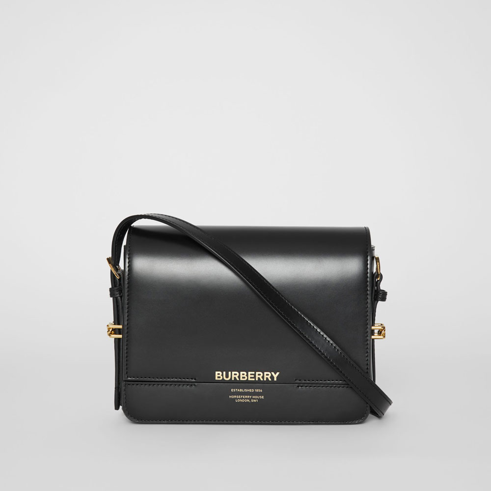 Burberry Small Leather Grace Bag in Black 80119721