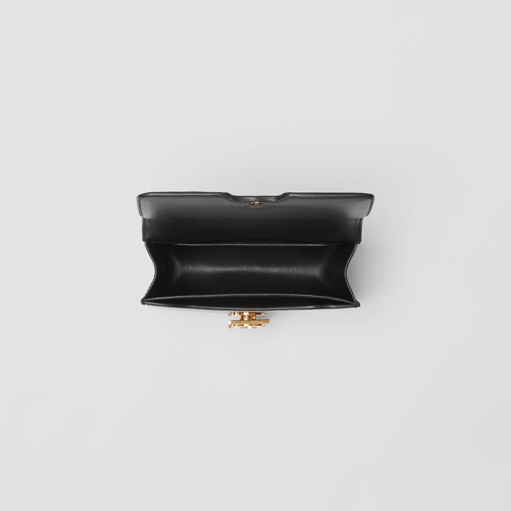 Burberry Belted Leather TB Bag in Black 80122001 - Photo-3