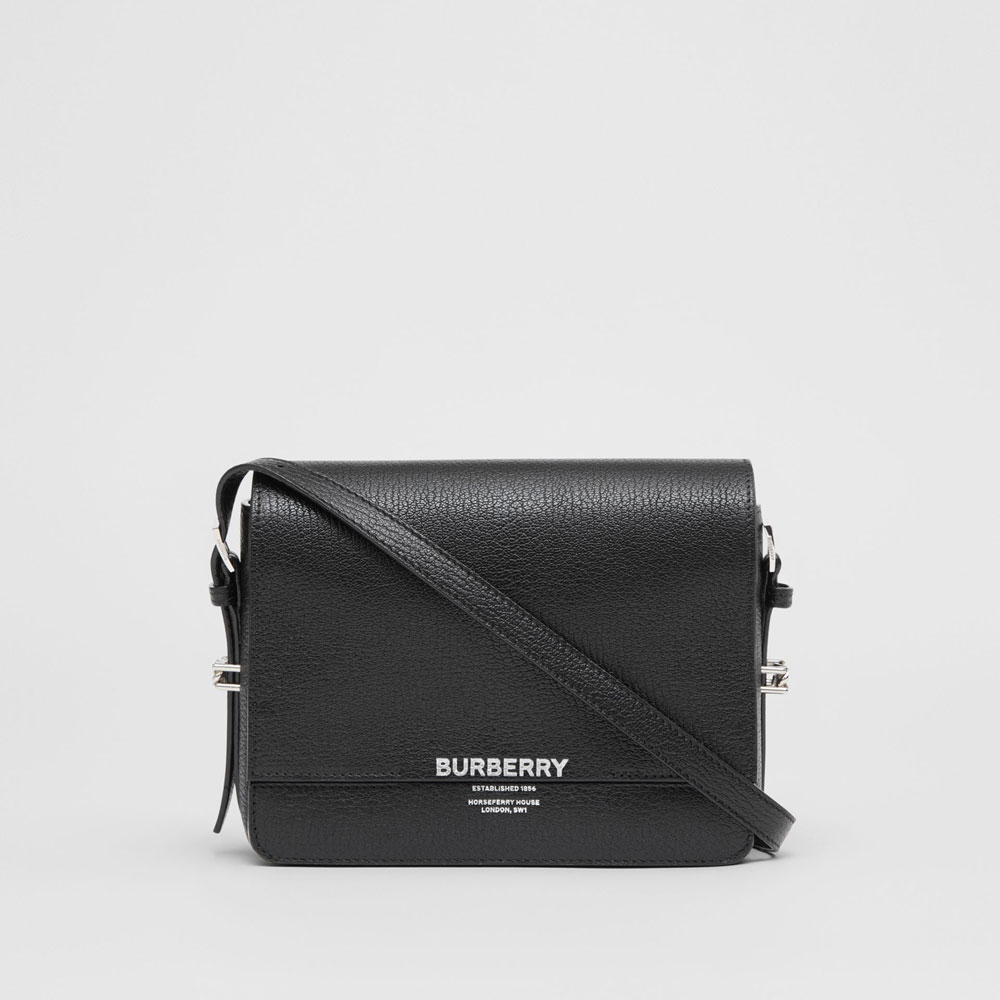 Burberry Small Leather Grace Bag in Black 80151391