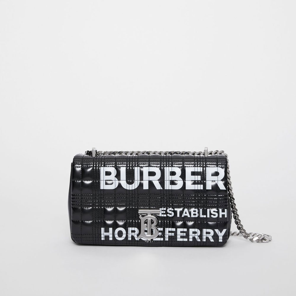 Burberry Small Horseferry Print Quilted Lola Bag 80216191