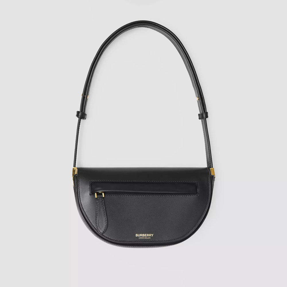 Burberry Mini Leather Olympia Bag in Black 80359841