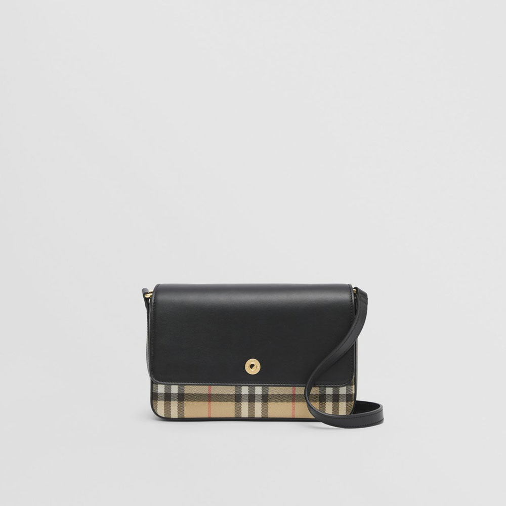 Burberry Vintage Check and Leather Penny Bag 80492431