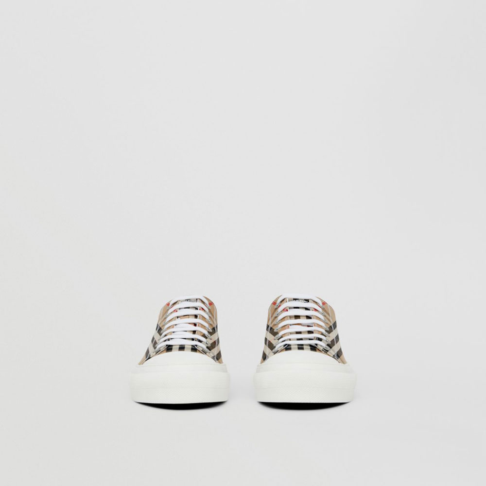 Burberry Vintage Check Cotton Sneakers 80497451 - Photo-3