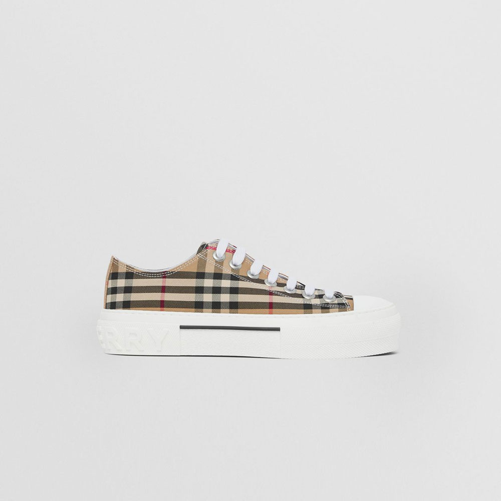 Burberry Vintage Check Cotton Sneakers 80505061