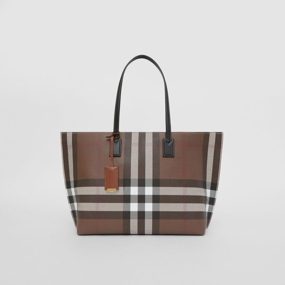 Burberry Check and Leather Medium Tote 80525041
