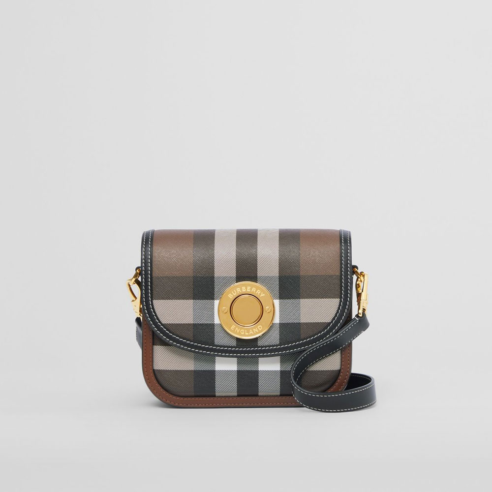 Burberry Check and Leather Small Elizabeth Bag 80557811