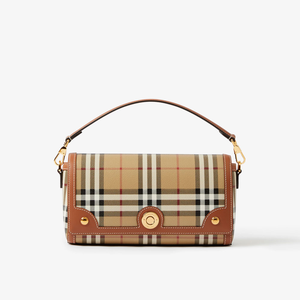Burberry Top Handle Note Bag in Briar Brown 80661651