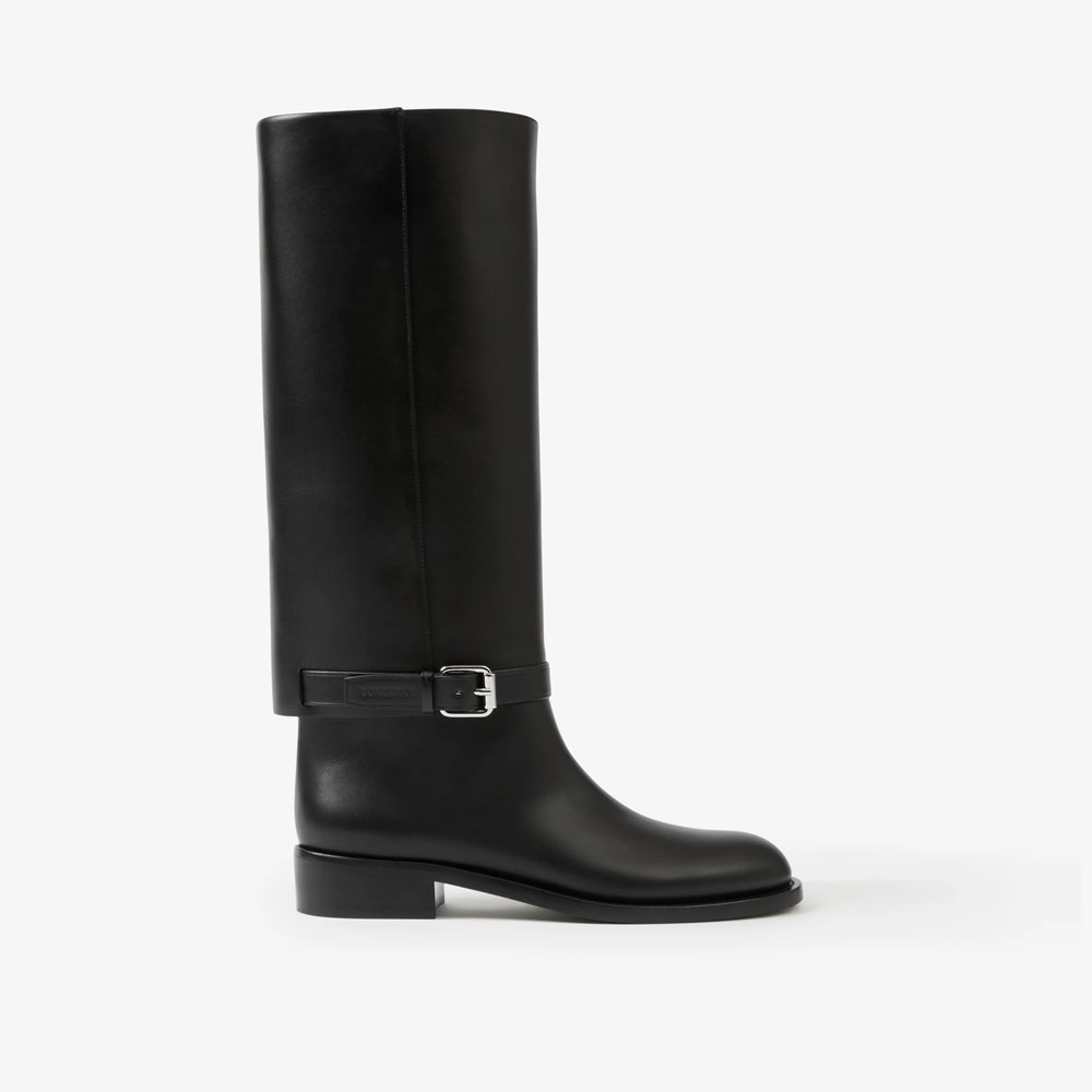 Burberry Leather Boots in Black 80664271
