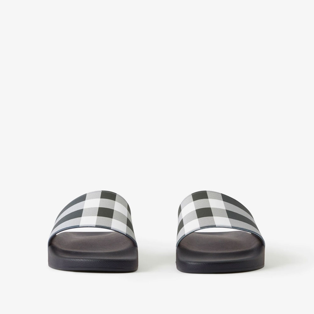 Burberry Check Print Slides 80707281 - Photo-2