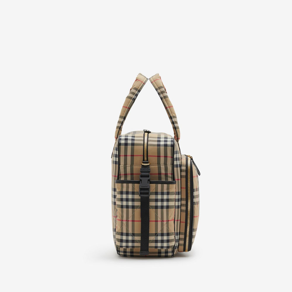 Burberry Check Baby Changing Bag in Archive beige 80726071 - Photo-2