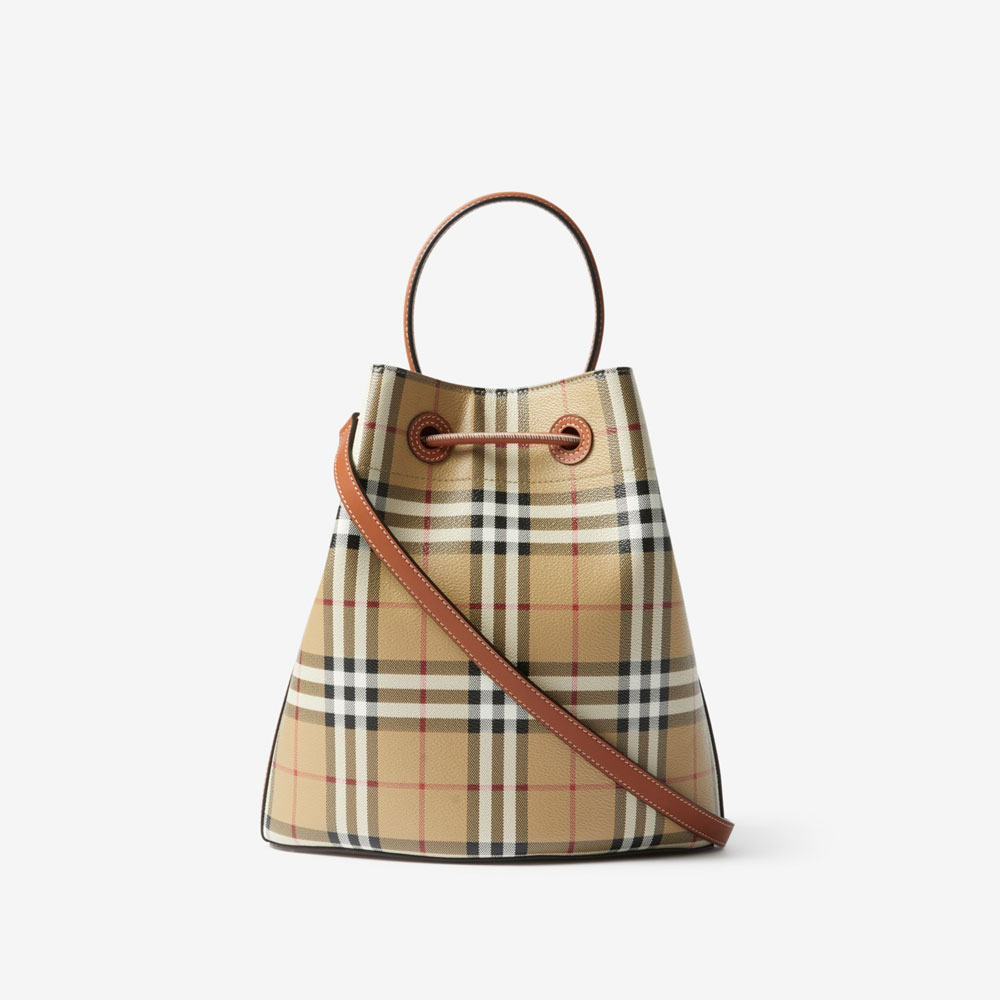 Burberry Small TB Bucket Bag in Archive Beige 80739481 - Photo-2