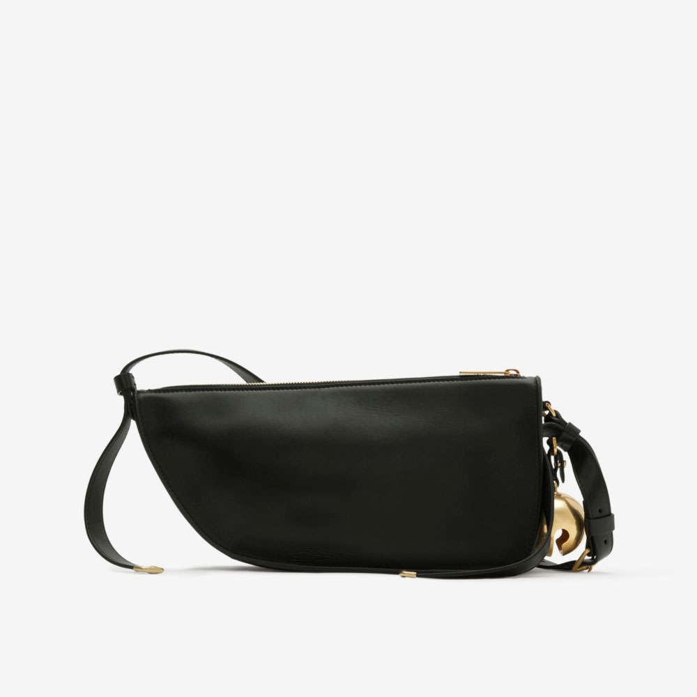 Burberry Small Shield Sling Bag in Black 80775821 - Photo-2