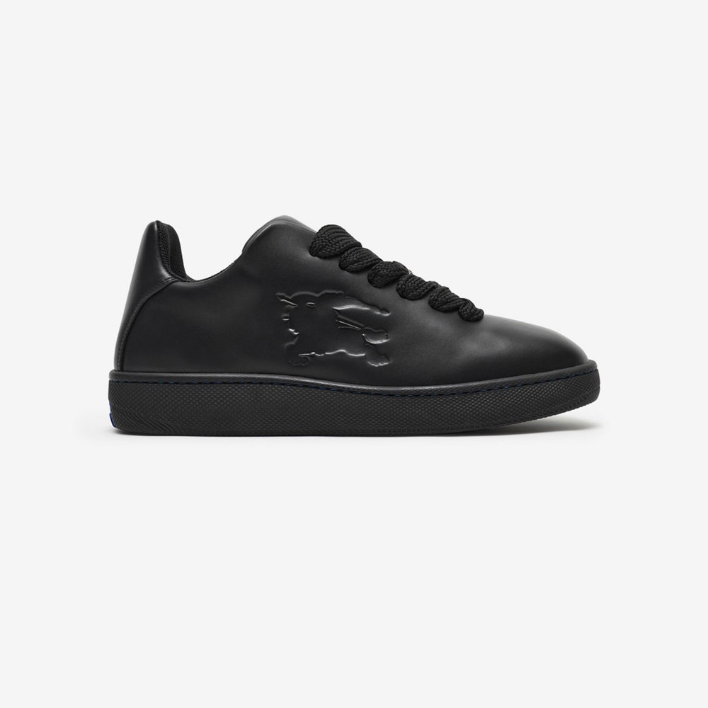 Burberry Leather Box Sneakers in Black 80833251