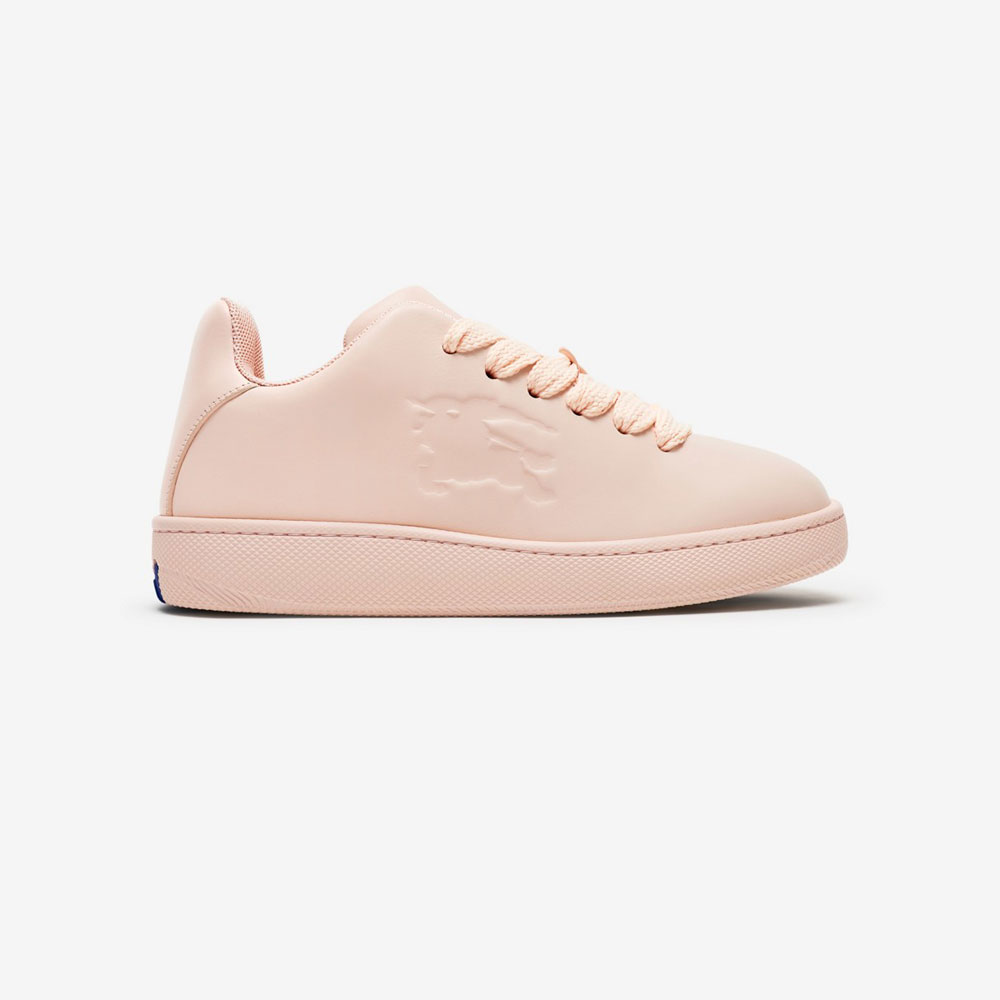 Burberry Leather Box Sneakers in Baby neon 80833941