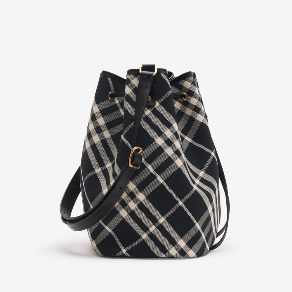 Burberry Medium Check Bucket Bag 80938711 - Photo-2