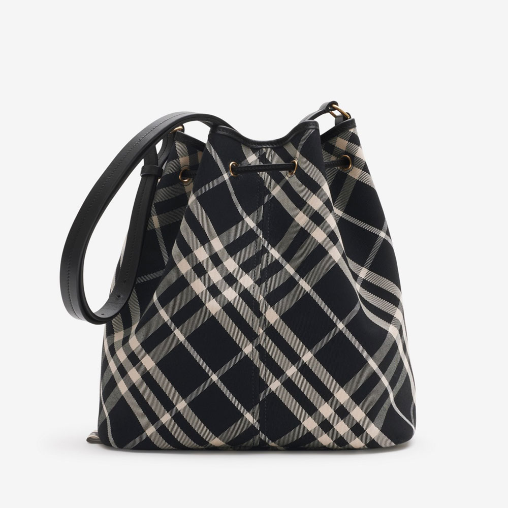 Burberry Medium Check Bucket Bag 80938711 - Photo-3