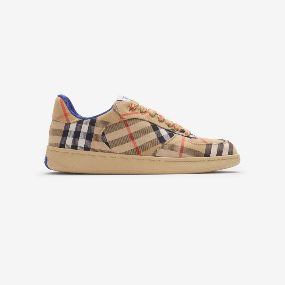 Burberry Check Terrace Sneakers in Sand 80953721