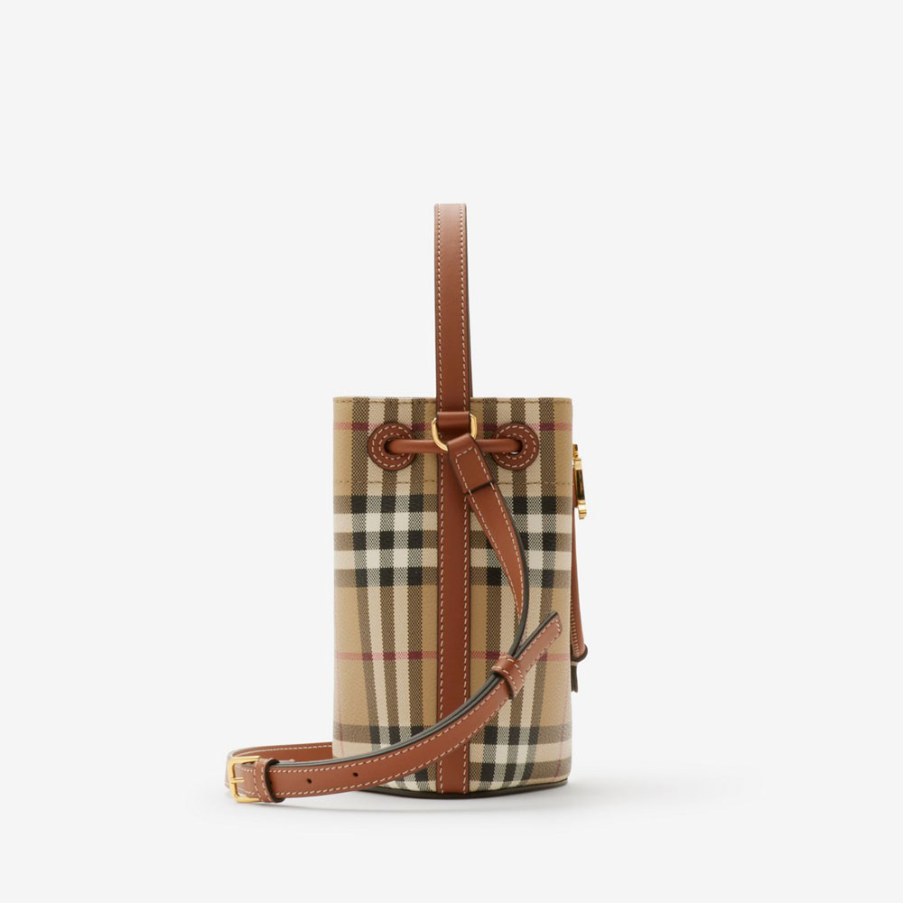 Burberry Mini TB Bucket Bag in Archive beige 80960401 - Photo-2