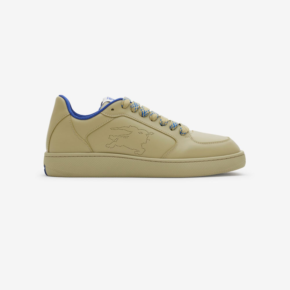 Burberry Leather Stock Sneakers in Hunter 80964111