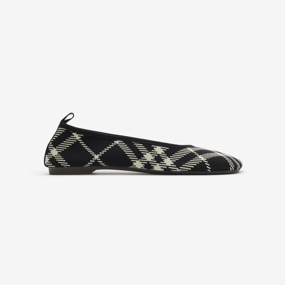 Burberry Check Knit Baby Ballerinas 80968671