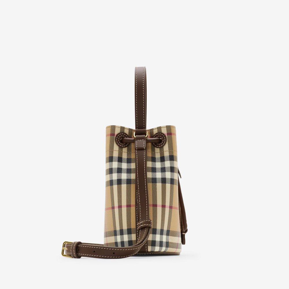 Burberry Mini Check Bucket Bag 81004881 - Photo-2