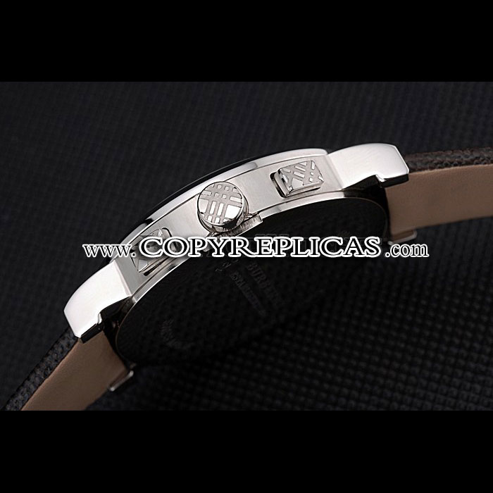 Burberry The City Classic Chronograph Brown Dial Smoked Trench Bracelet BB5800 - Photo-3