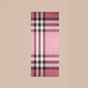 Burberry Check Modal Cashmere and Silk Scarf Rose Pink 39692341 - thumb-2