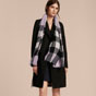 Burberry Lightweight Cashmere Scarf in Check in Dusty Lilac 39997071 - thumb-3