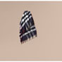 Burberry Check Cashmere and Wool Poncho in Navy 40196201 - thumb-2