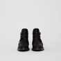 Burberry Strap Detail House Check and Leather Ankle Boots in Black 40364781 - thumb-2