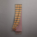 Burberry Long Reversible Vintage Check Double-faced Cashmere Scarf 40583701