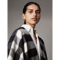 Burberry Check Cashmere and Wool Poncho in Black 40594451 - thumb-2