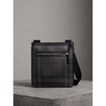 Burberry Leather Trim London Check Crossbody Bag 40600861