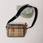 Burberry Vintage Check and Leather Crossbody Bag in Clementine 40743481 - thumb-2
