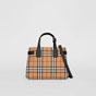 Burberry Small Banner in Vintage Check and Leather 40769481 - thumb-3