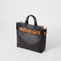 Burberry Medium Leather Belt Bag in Black 40785761 - thumb-2