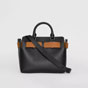Burberry Medium Leather Belt Bag in Black 40785761 - thumb-4
