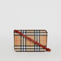 Burberry Vintage Check and Leather Wallet with Detachable Strap 40800661 - thumb-4
