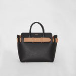 Burberry The Small Leather Triple Stud Belt Bag in Black 80095641