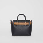 Burberry The Mini Leather Triple Stud Belt Bag in Black 80095661