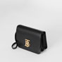 Burberry Small Leather TB Bag in Black 80103341 - thumb-2
