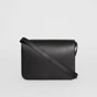 Burberry Medium Leather TB Bag in Black 80103351 - thumb-4