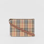 Burberry The Medium Vintage Check D-ring Bag in Archive Beige 80105861 - thumb-4