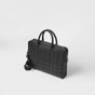 Burberry London Check and Leather Briefcase in Dark Charcoal 80139481 - thumb-2