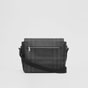 Burberry London Check and Leather Satchel in Dark Charcoal 80139491 - thumb-4