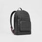 Burberry London Check and Leather Backpack in Dark Charcoal 80139881 - thumb-3